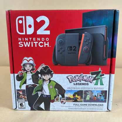 New Nintendo Switch 2 Game Console BEE‑001 Black Pokémon Legends: Z-A Bundle