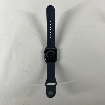 Unlocked Apple Watch Series 8 41MM Black Aluminum Black Nike Sport Band 