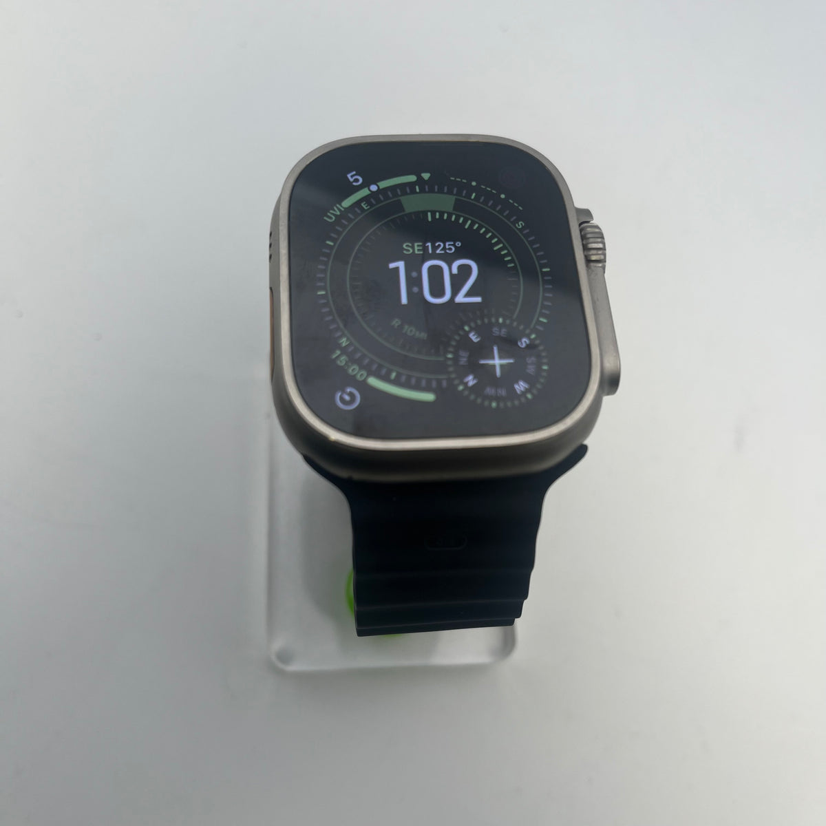GPS Only Apple Watch Ultra 2 49MM Natural Titanium Black Solo Loop MREP3LL/A