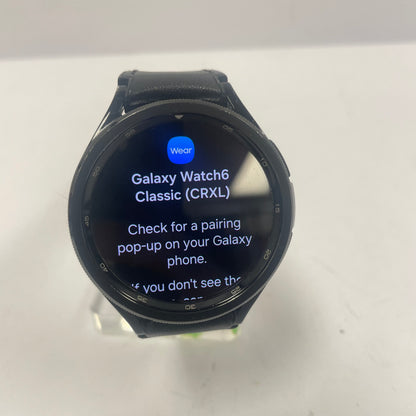 GPS Only Samsung Galaxy Watch6 Classic Aluminum Smartwatch SM-R960