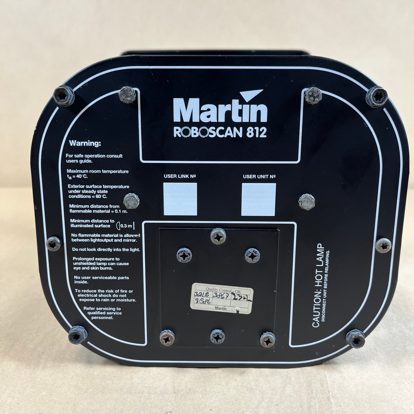 Martin RoboScan 812 Discharge Source