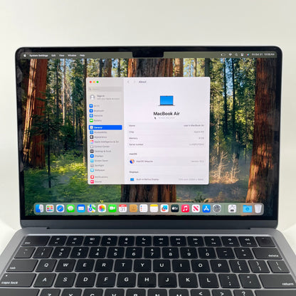 2024 Apple MacBook Air 13.6" M3 10C GPU 4.0GHz 8GB RAM 256GB SSD A3113