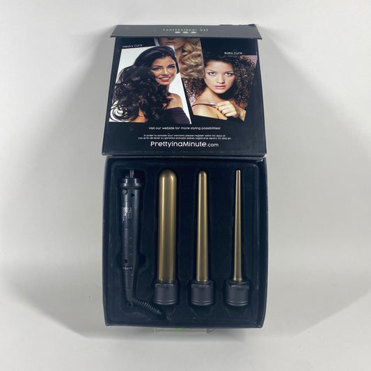 New Pretty in A Minute 3 in 1 Wand Curler P1003