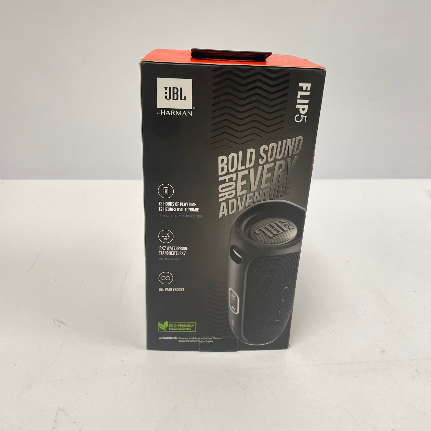 New JBL Flip 5 Portable Party Speaker Black JBLFLIP5