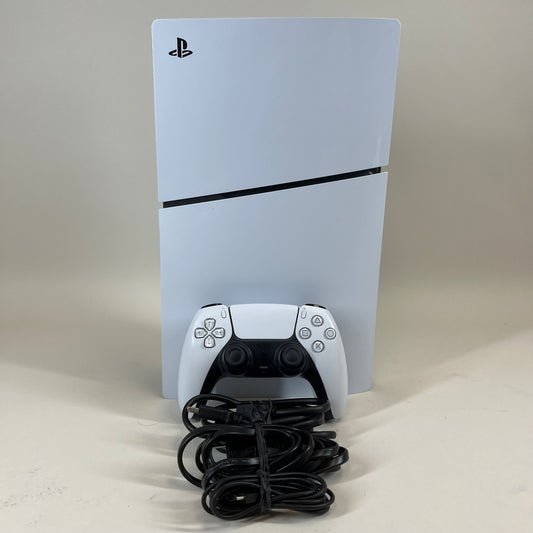 Sony PlayStation 5 Slim Digital Edition PS5 1TB White Console Gaming System CFI-