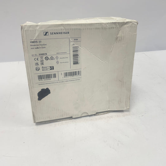 New Sennheiser HDMC 27 Wired Over-Ear Headphones Black 506978