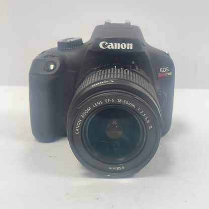 Canon EOS Rebel T100 18.0MP Digital SLR DSLR Camera