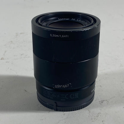 Sony SONNAR T* FE ZA 55mm f/1.8 E-Mount Fixed Full Frame Prime Carl Zeiss Lens