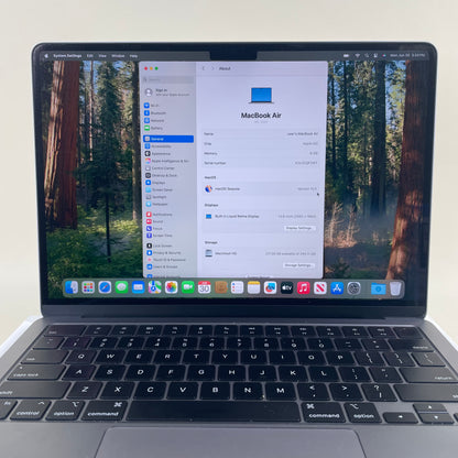 2022 Apple MacBook Air 13.6" M2 8C GPU 3.5GHz 8GB RAM 256GB SSD A2681