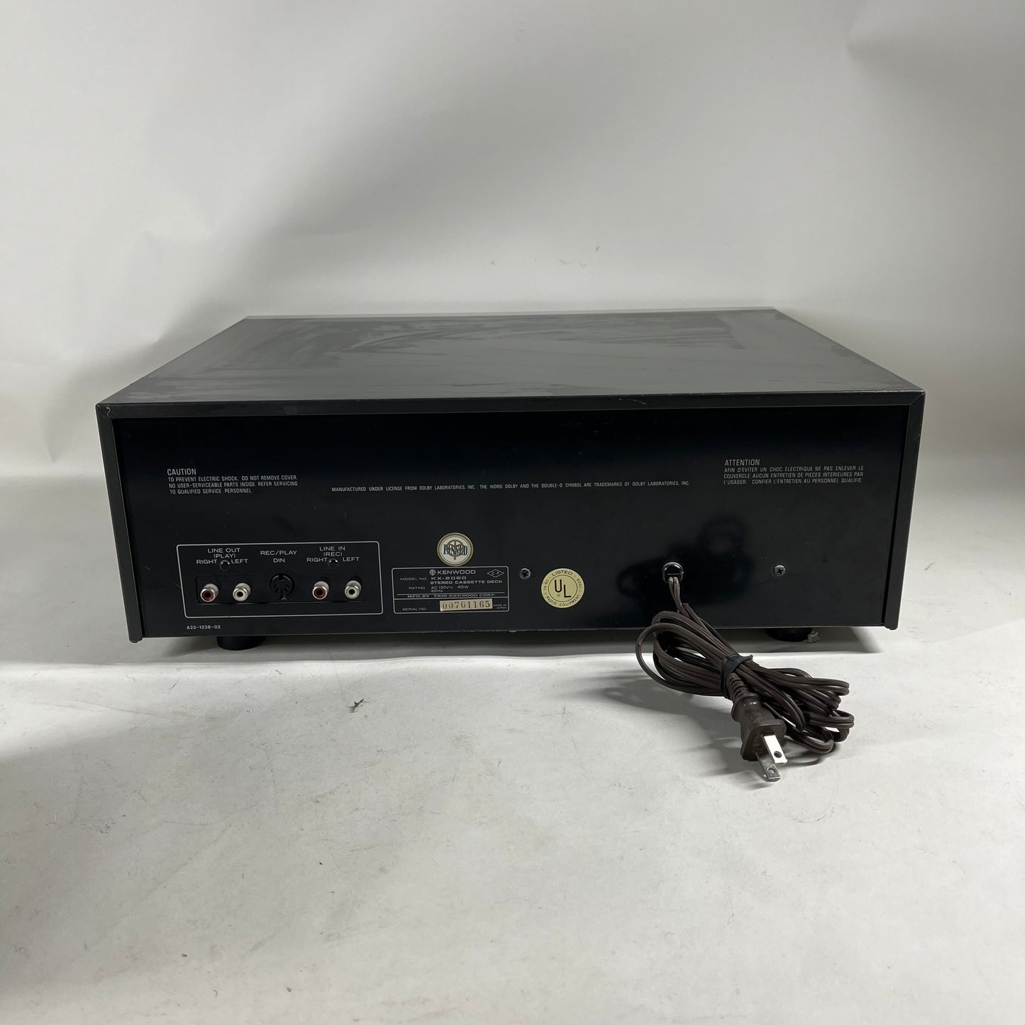 Kenwood Cassette Tape Deck KX-2060