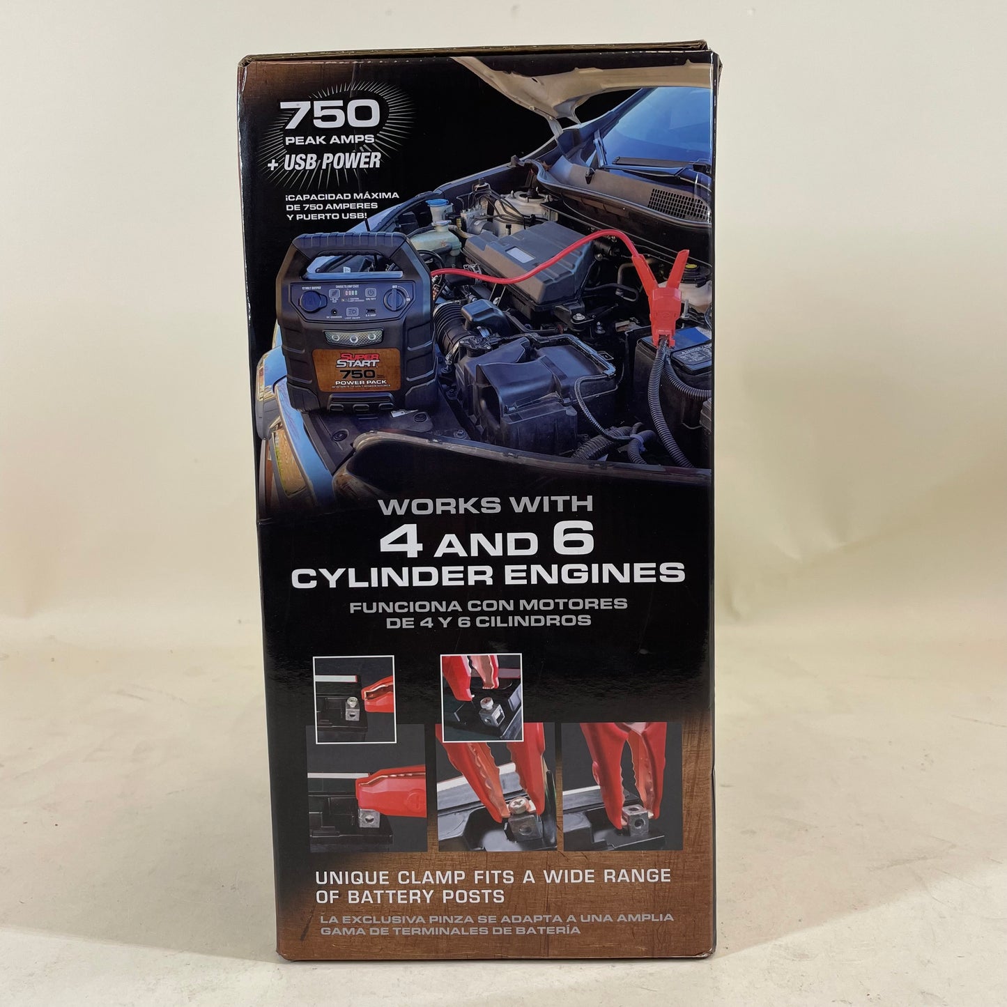 New Super start jump starter 750 amp Car Starter Charger Combo SS55750