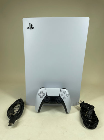 Sony PlayStation 5 Disc Edition PS5 1TB White Console Gaming System CFI-1115A