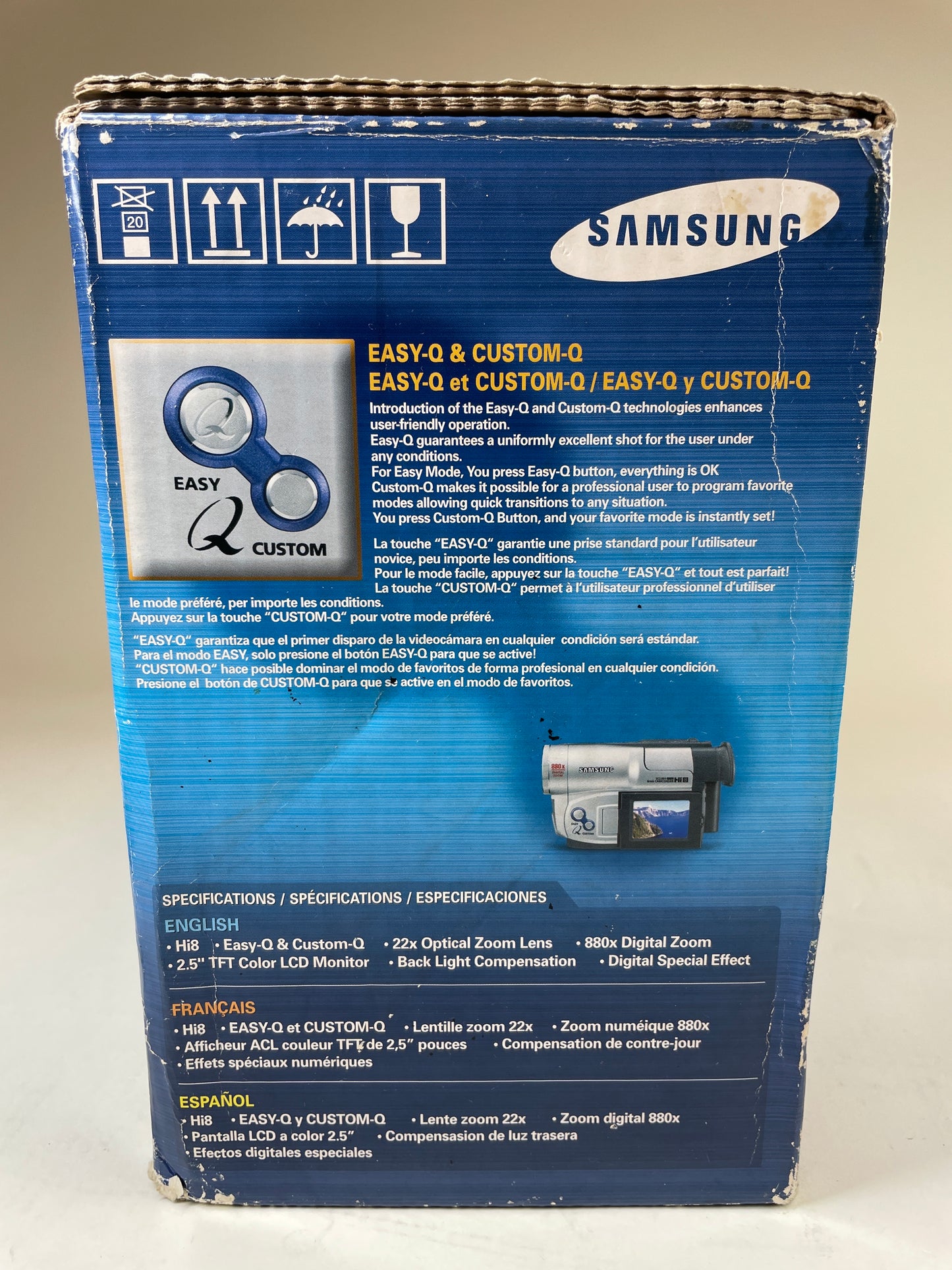 Samsung Handycam Hi8 Hi-8 Analog Camcorder SCL901
