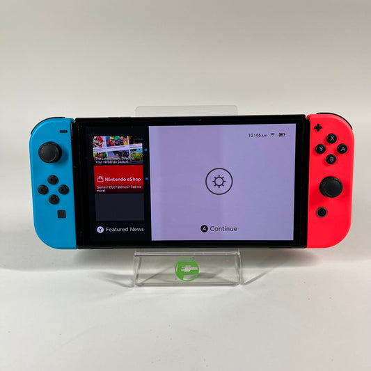Nintendo Switch OLED Video Game Console HEG-001 Blue/Red
