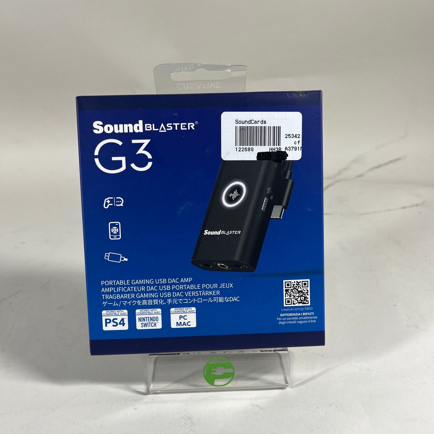 New Sound Blaster G3 Portable Gaming USB DAC AMP SB1830