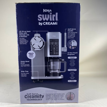 New Ninja Swirl by Creami Ice Cream Maker NC701