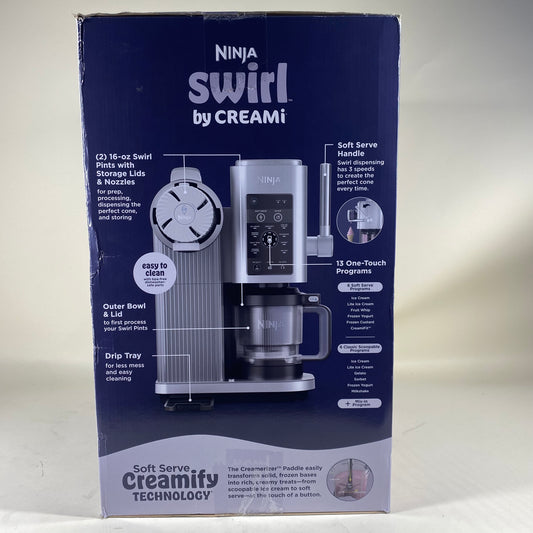 New Ninja Swirl by Creami Ice Cream Maker NC701