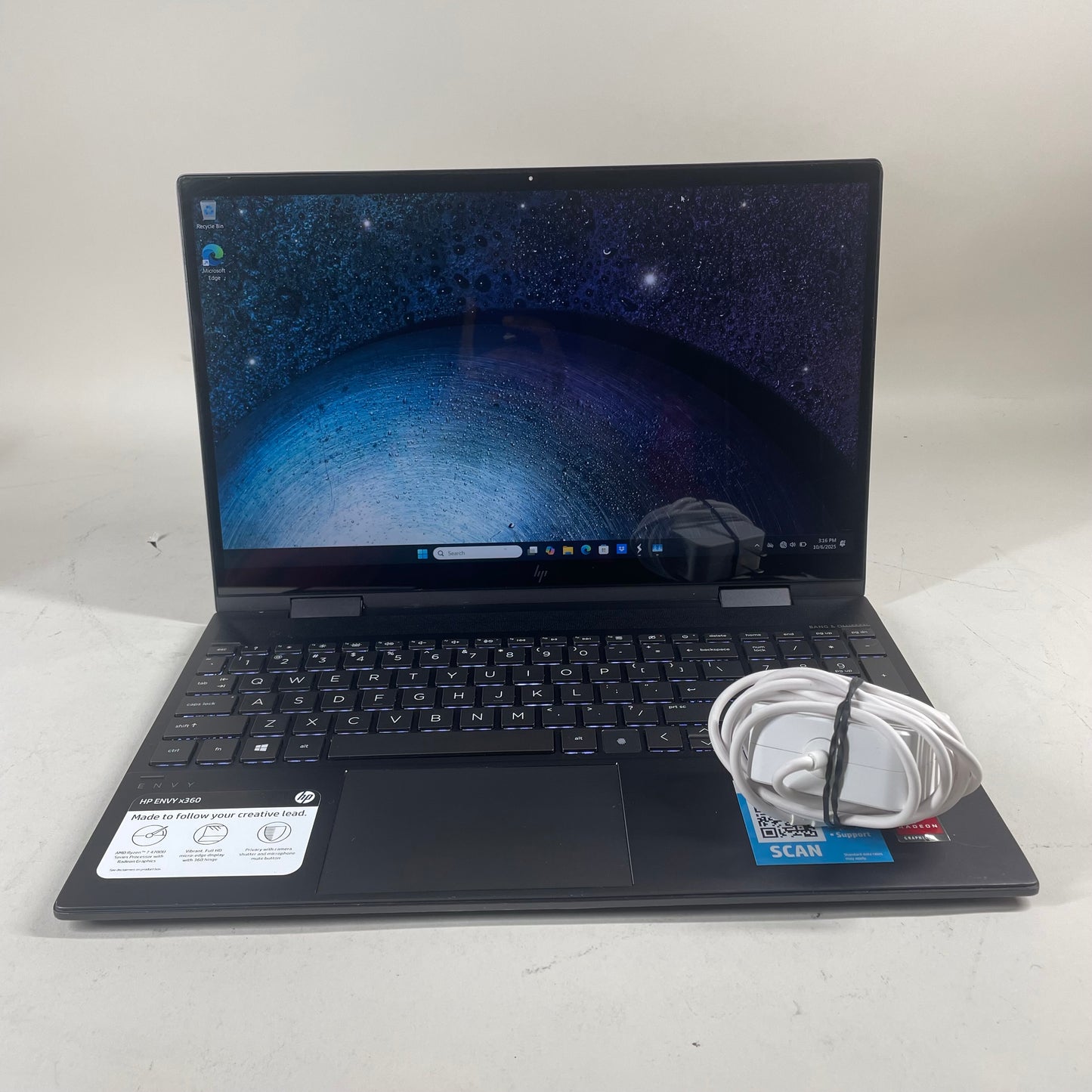 HP Envy x360 15M-EE0332 15.6" Ryzen 7 4700U 2.0GHz 8GB RAM 512GB SSD
