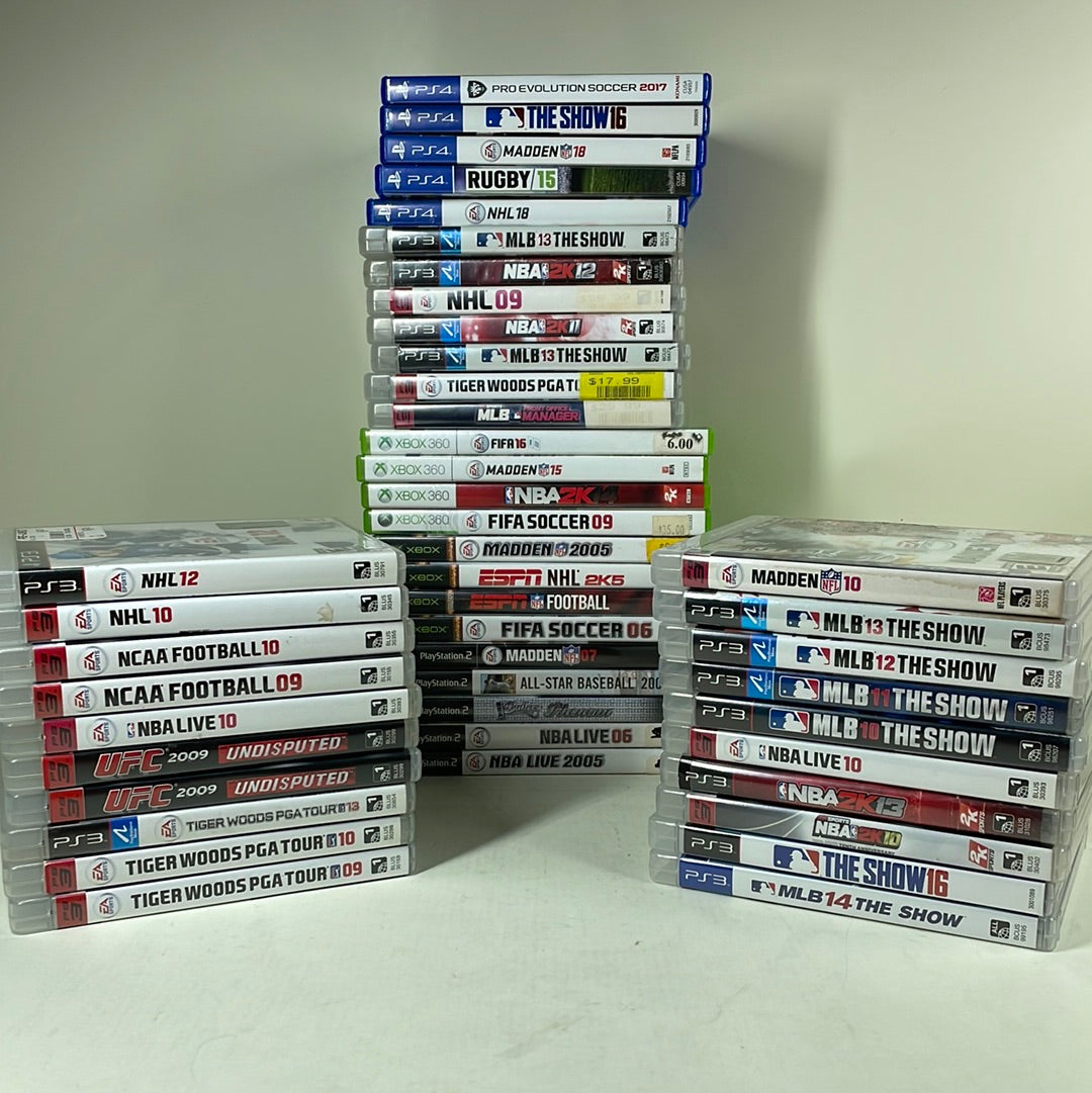 Lot of 20 Sports Games YOU PICK CONSOLE