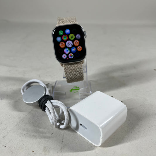Unlocked Apple Watch Series 10 42MM Silver Aluminum  MX4P3LW/A