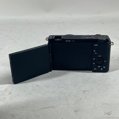 Sony Alpha ZV-E10 24.2MP Compact Mirrorless Digital Camera Lens Combo