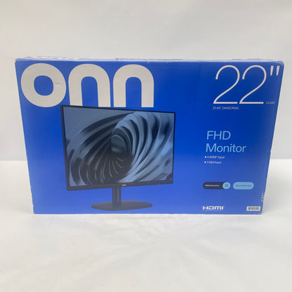 New onn. 22" 2553V FHD LED VA FHD Monitor