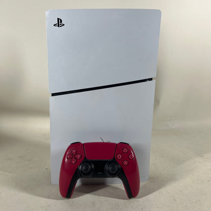 Sony PlayStation 5 Slim Disc Edition PS5 1TB White Console Gaming System 