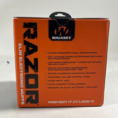 New Walkers Razor Slim Muffs Electronic Hearing Protection