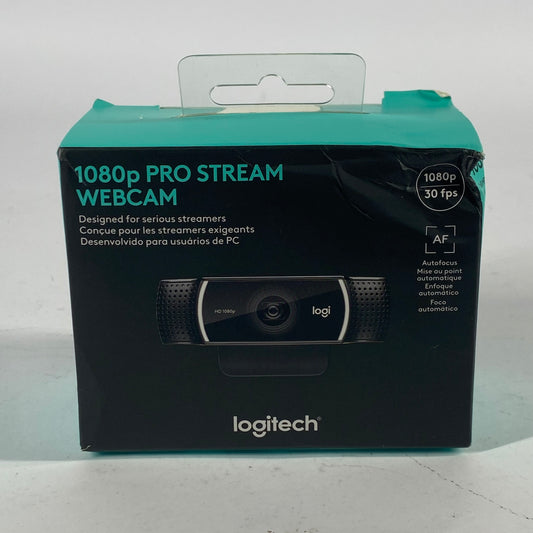 New Logitech 1080p Pro Stream Webcam Pro Stream Webcam 960-001211