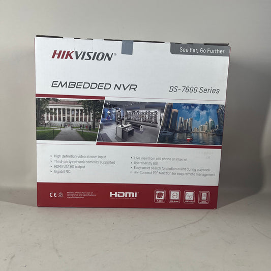 New Hikvision DS-7600 Network Video Recorder DS-7608NI-Q2/8P