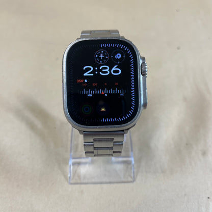 Unlocked Apple Watch Ultra 2 49MM Silver Titanium MREW3LW/A
