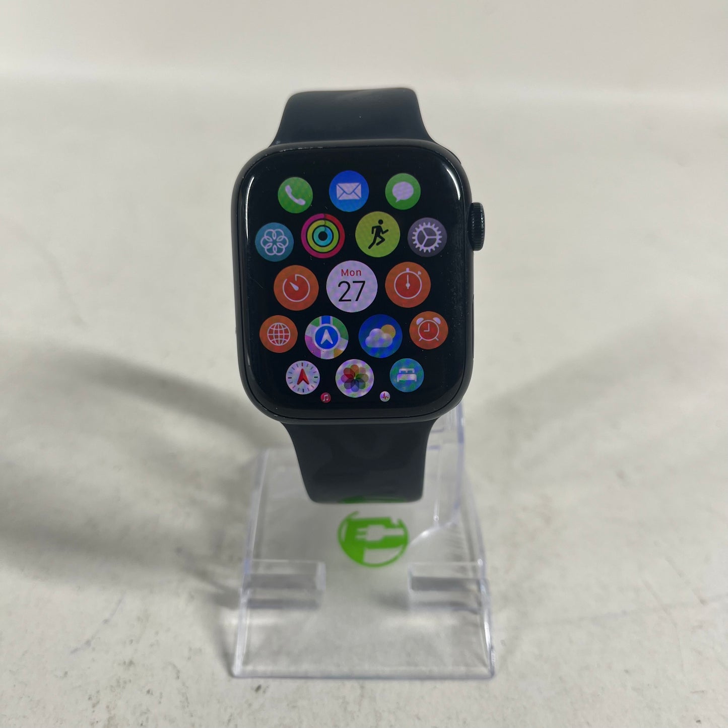 GPS Only Apple Watch Series 8 45MM Black Aluminum Black Sport Band MNUL3LL/A