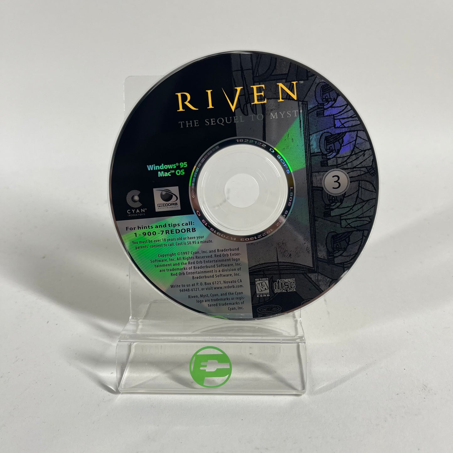 Riven: Sequel To Myst  (PC, 1997)