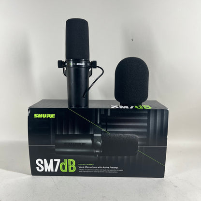 Shure SM7DB Dynamic Vocal Microphone With Built-In Preamp