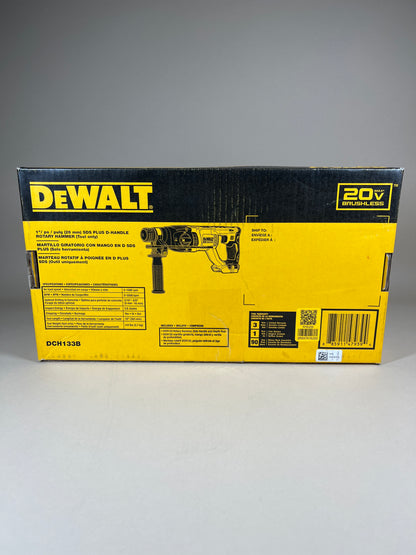 New Open Box DeWalt DCH133B 20V Rotary Hammer