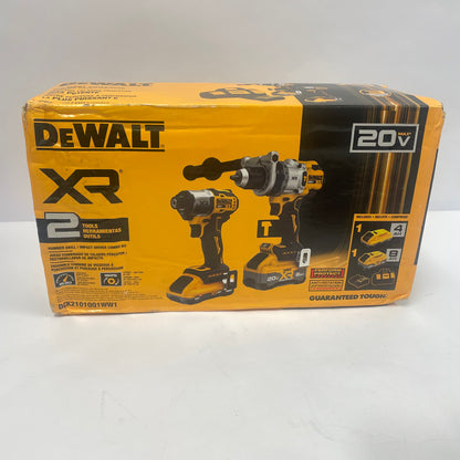 New DeWalt DCK2101QQ1WW1 20V MAX Hammer Drill/Impact Driver Combo Kit