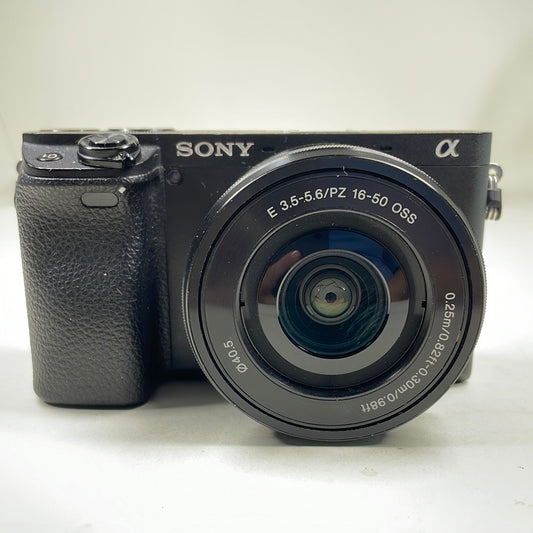 Sony Alpha A6400 24.2MP Mirrorless Digital Camera 4,006 Shutter SELP1650 Combo