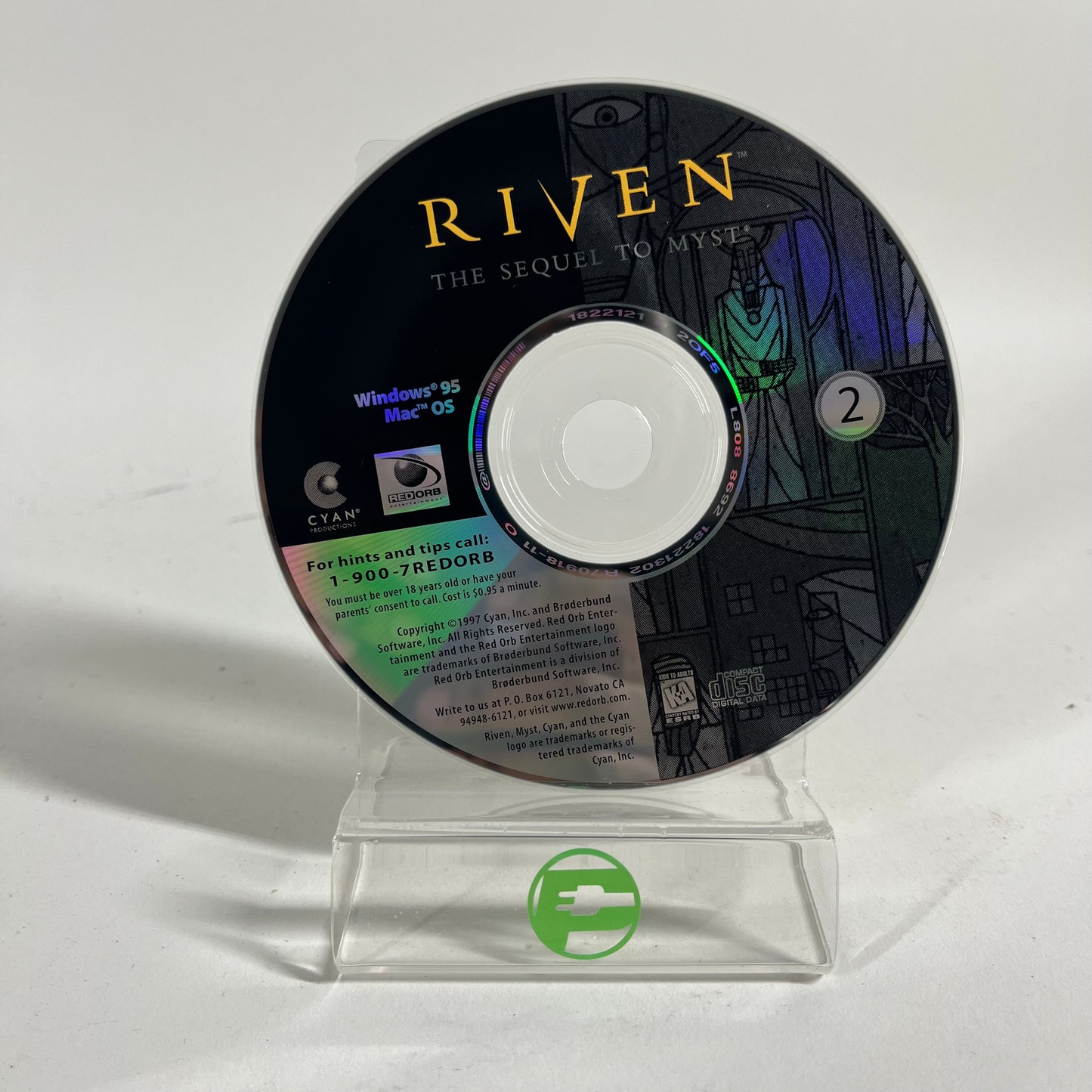 Riven: Sequel To Myst  (PC, 1997)