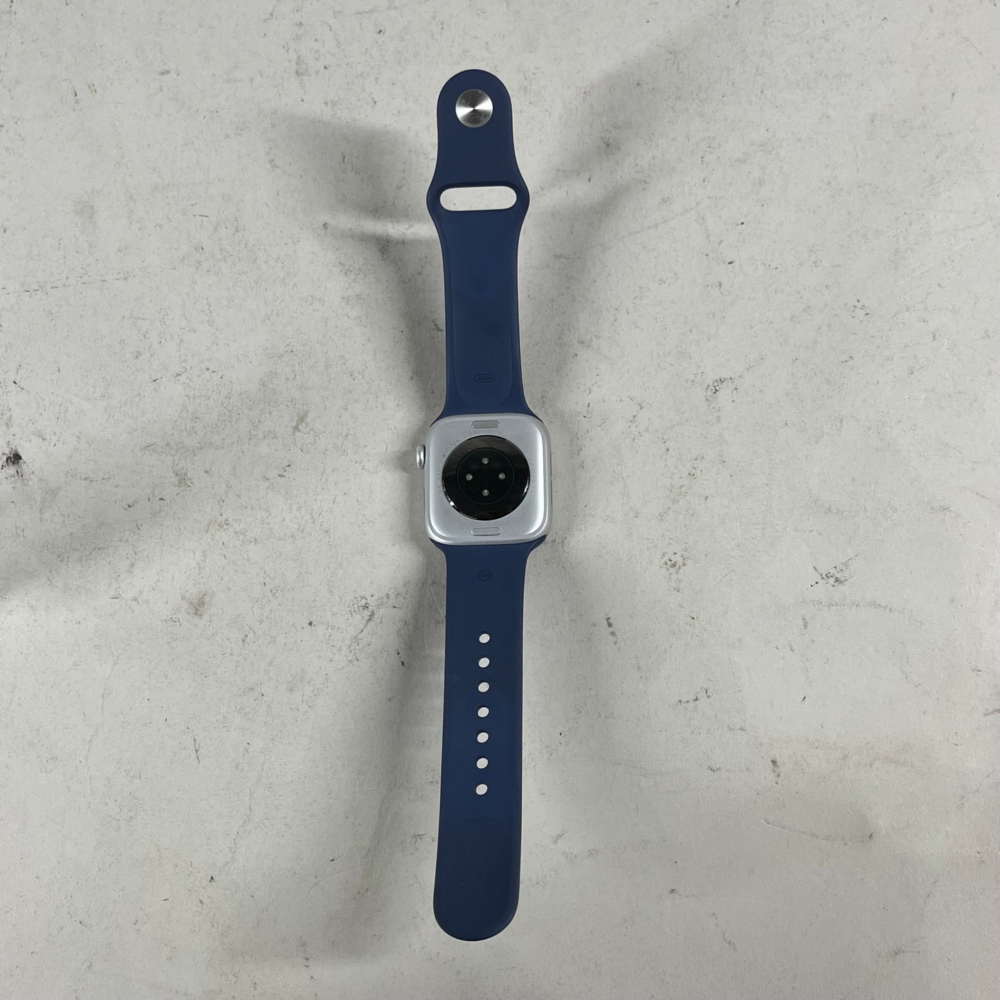 Unlocked Apple Watch Series 10 42MM Silver Aluminum Blue Sport Band MWX33LW/A