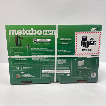 New Metabo NT-1850DG 18V Cordless Brad Nailer
