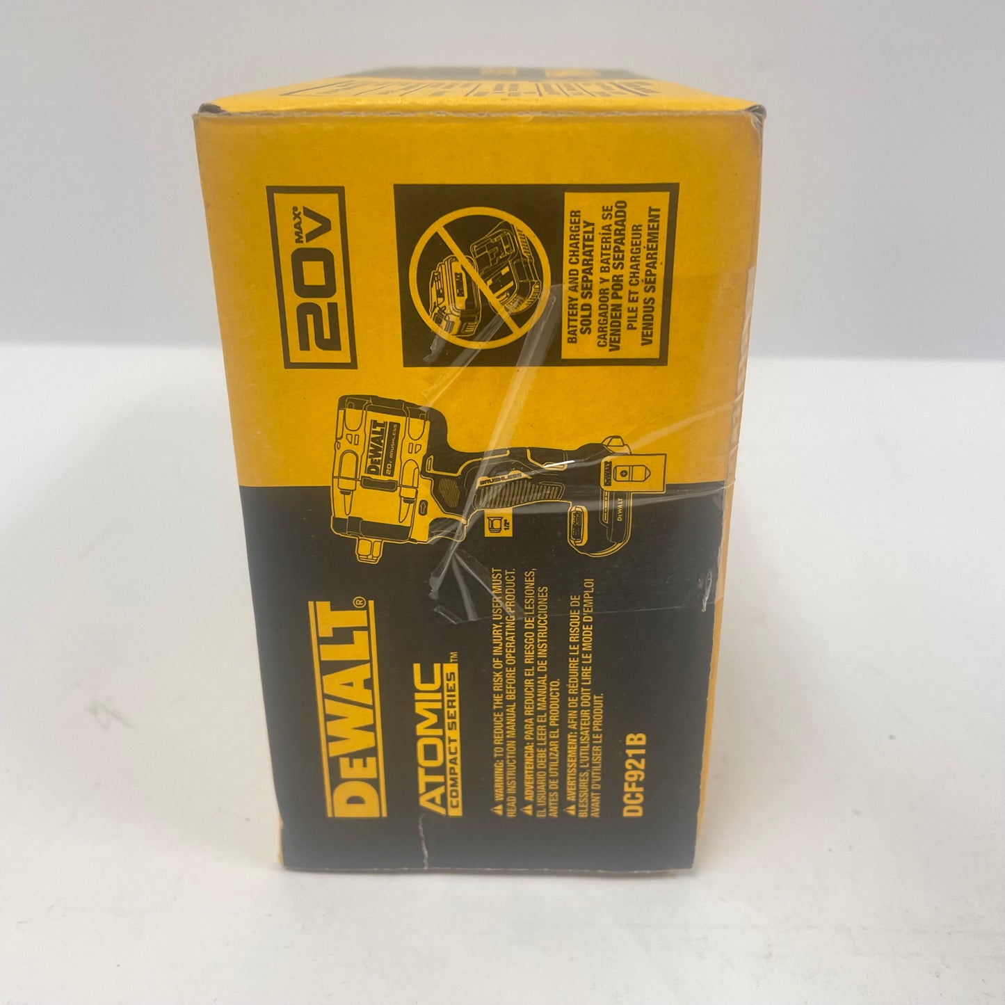 New DeWalt DCF921B 20V MAX Compact Impact Wrench with Hog Ring Anvil