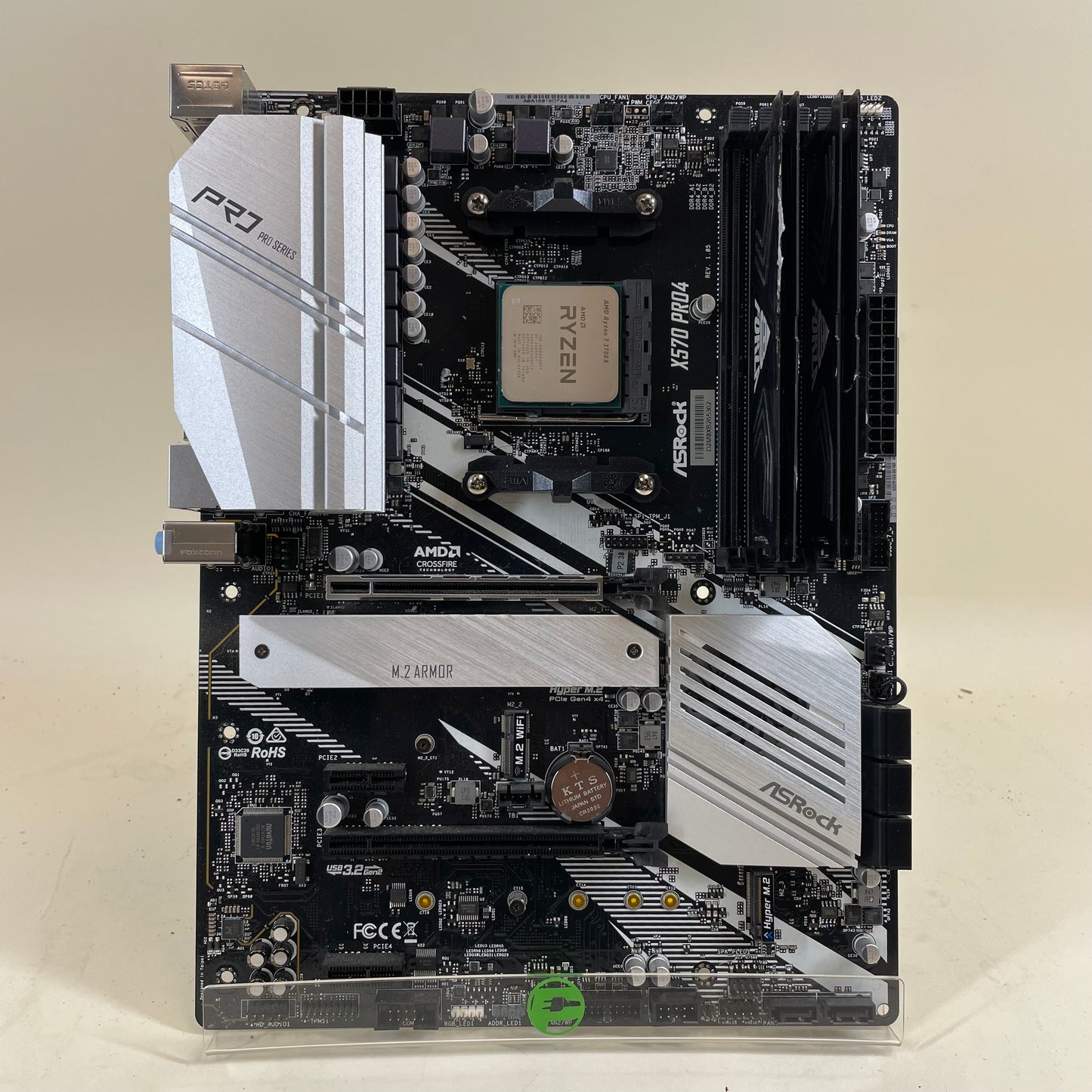 ASRock X570 PRO4 AM4 ATX WITH RYZEN 7 3700X