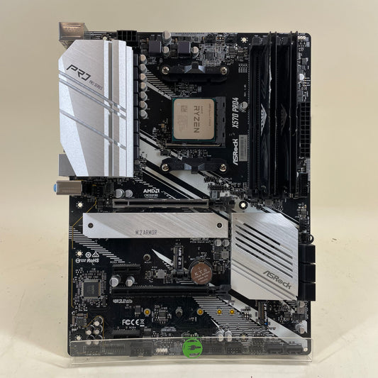 ASRock X570 PRO4 AM4 ATX WITH RYZEN 7 3700X