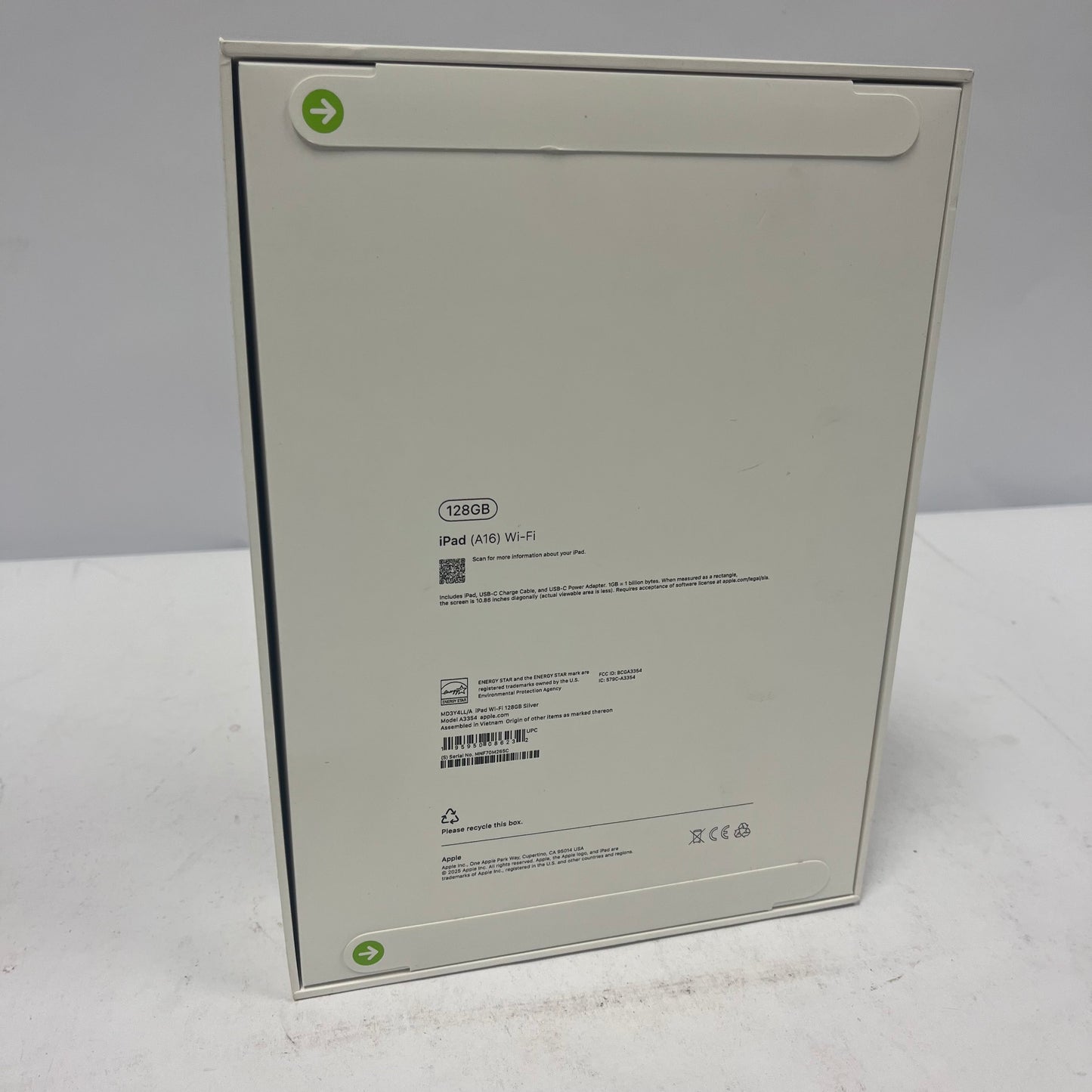 New WiFi Only Apple iPad 11" (A16) 128GB Silver MD3Y4LL/A