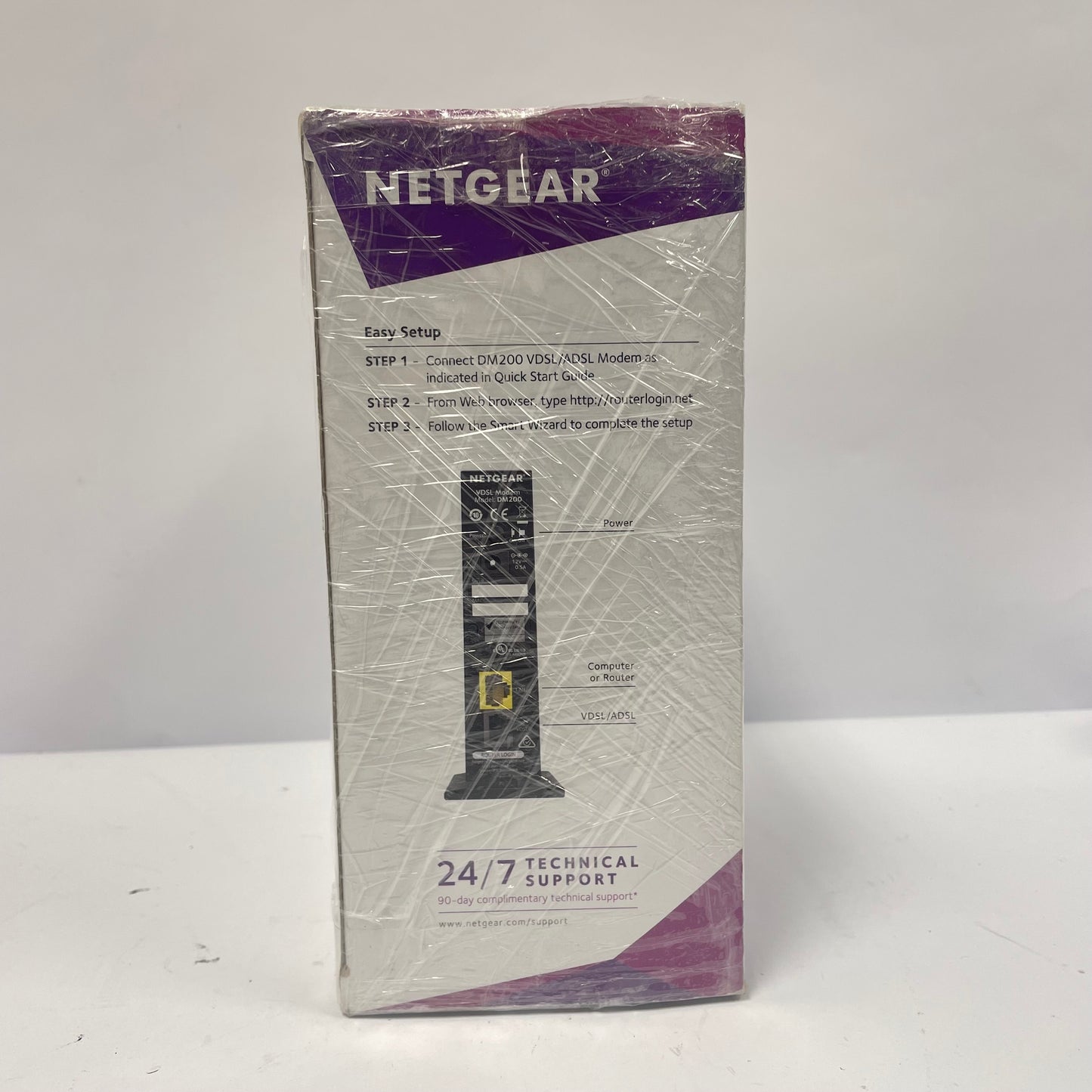 New Netgear DM200 Broadband High-Speed DSL Modem DM200-100NAS