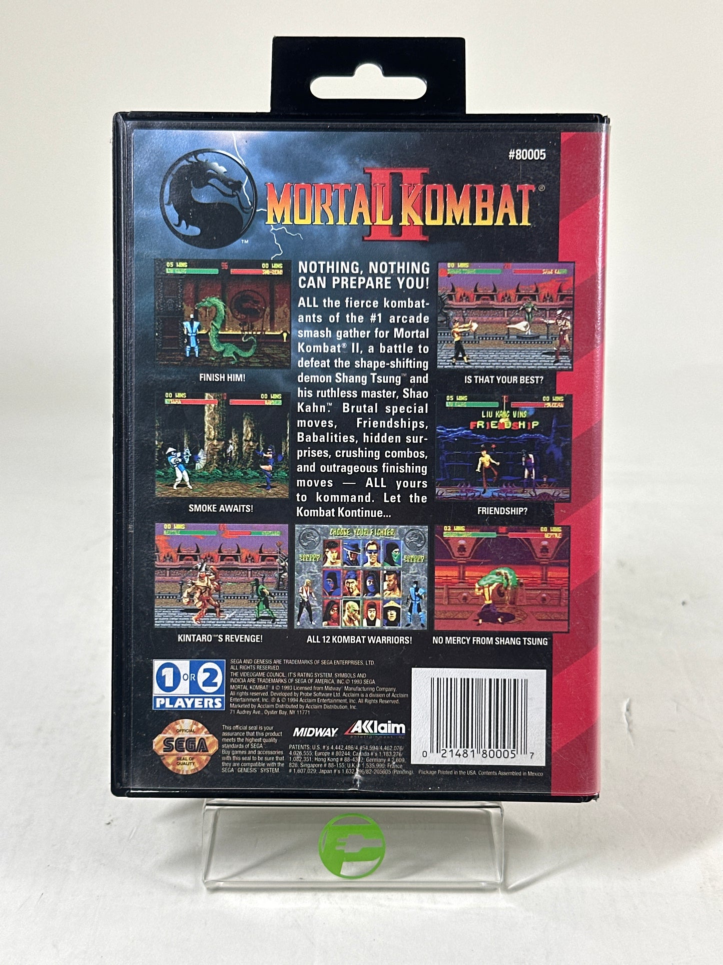 Mortal Kombat II (Sega Genesis, 1994)