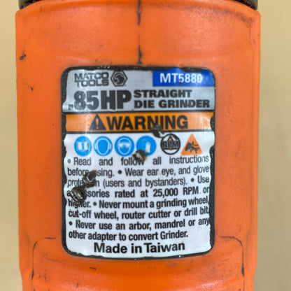 Matco MT5880 Pneumatic Straight Die Grinder