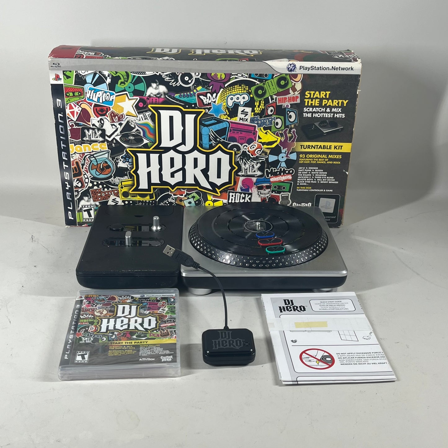 DJ Hero Bundle SLUH-00106 (Sony PS3, 2009)