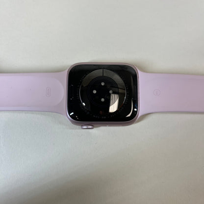 Unlocked Apple Watch Series 9 45MM Pink Aluminum Pink Sport Band MRML3LL/A