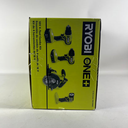 New Ryobi PCL1400K2 18V 4-Tool Combo Kit